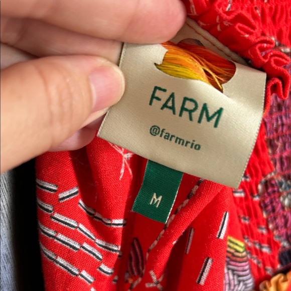 FARM Rio Colorful Red Jumpsuit - Picture 7 of 8